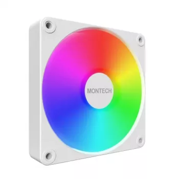 Montech GF120 V2 ARGB Computergehäuse-Lüftermodul 12 cm Weiß 1 Stk.