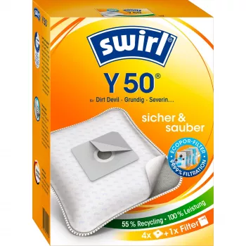 Swirl Y50 - Staubsaugerbeutel - Weiß - Dirt Devil - Progress - Samsung (1-7025-50)