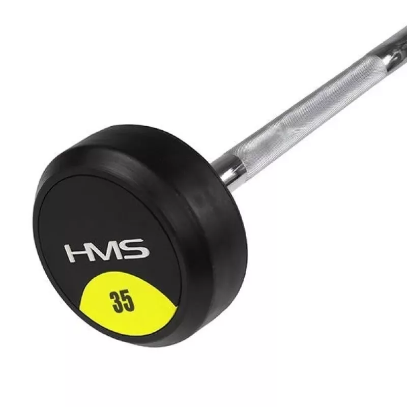HMS GSG35 feste Langhantel/Gummibeschichtete Stange 35 kg