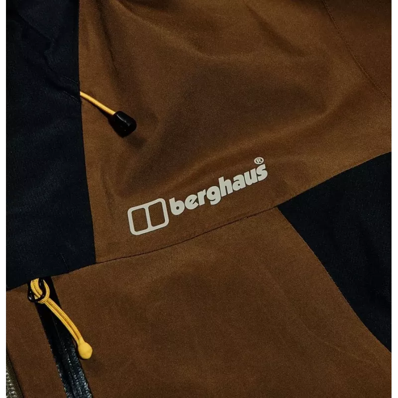 Herren Berghaus Kapuzen-Hybridjacke Größe M braun