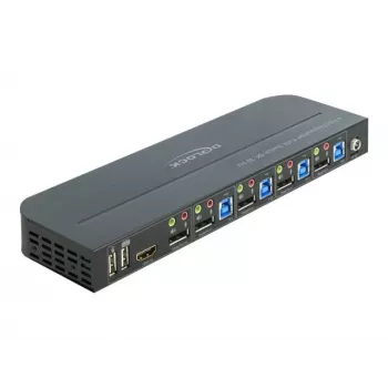 KVM-Switch DeLOCK 11484 Schwarz