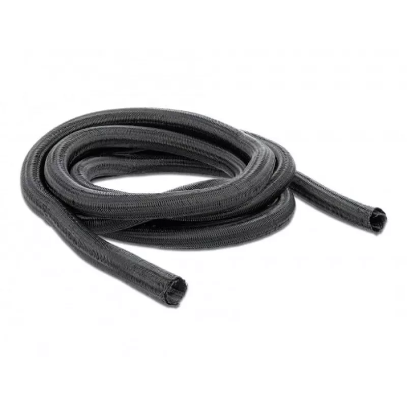 Geflechtschlauch DeLOCK 19047 10 m x 25 mm schwarz