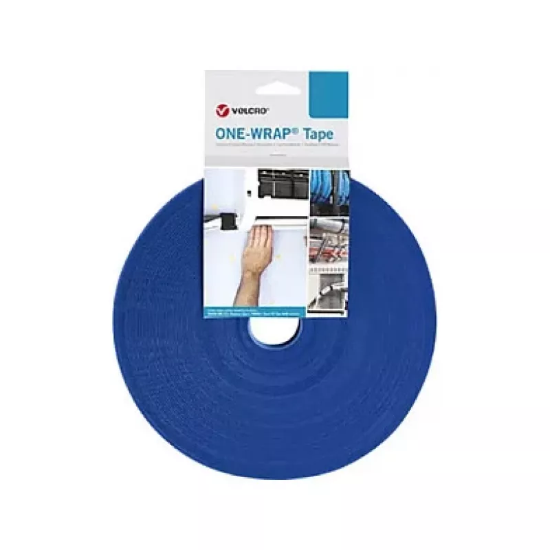 VELCRO One Wrap Band 50 mm breit, Blau, 25 m