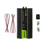 Auto-Wechselrichter Grün Cell INV21 6000 W, 24V DC-AC, 230V Ausgang, 2x USB PD, aktive Kühlung, abnehmbare DC-Steckverbinder, schwarz