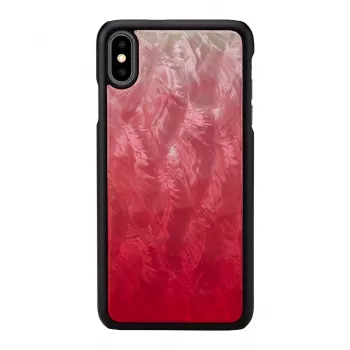 Smartphone-Hülle iKins für iPhone XS Max – rosa See mit schwarzen Akzenten