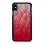 Smartphone-Hülle iKins für iPhone XS Max – rosa See mit schwarzen Akzenten