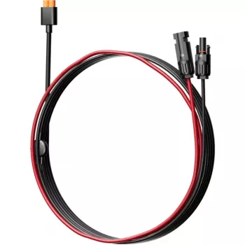 Kabel EcoFlow LMC4-XT60I-2,5M für Solarmodule, XT60i-Anschluss, 2,5 m, schwarz/rot