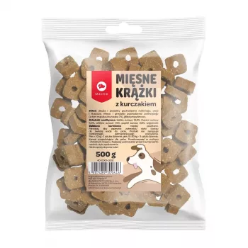 MACED Fleischscheiben mit Huhn für Hunde- 500 g