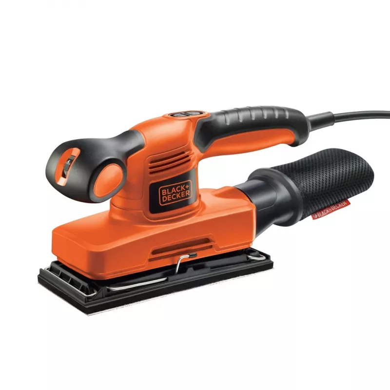 Exzenterschleifer Schwarz & Decker KA320EKA-QS, 240 W, 91 x 189 mm Schleifplatte, 2 mm Schwingkreis