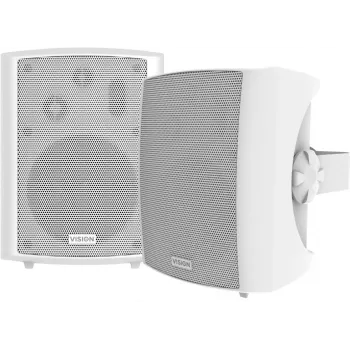 Professionelles 5,25-Zoll wandmontiertes Lautsprecherpaar 30 JAHRE GARANTIE 50 W Leistung 3-Wege mit Bassreflex
