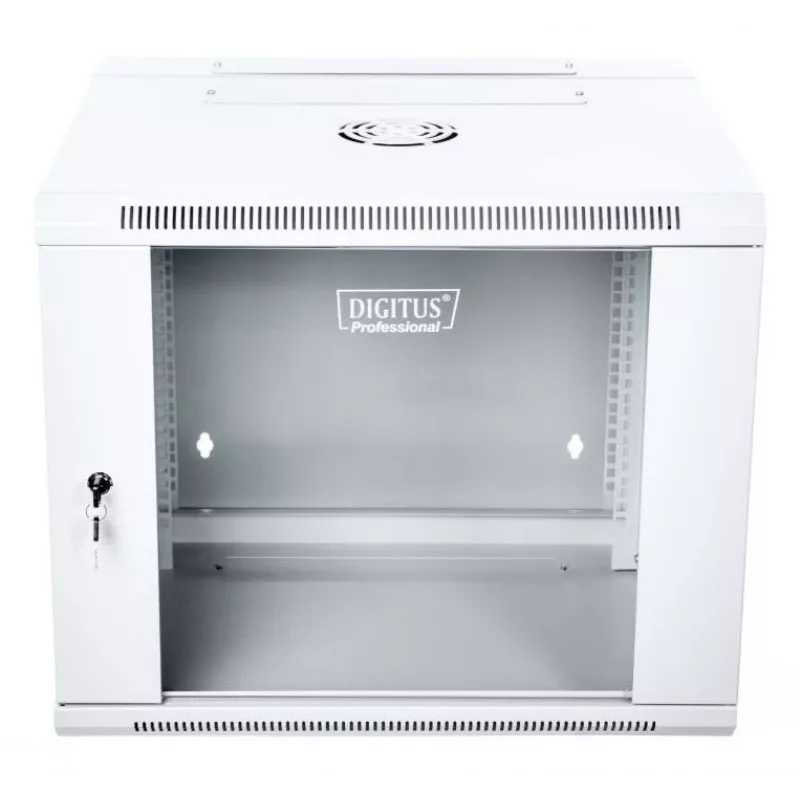 Digitus DN-WD19 09U/550 Rack-Gehäuse 9U Wandmontage-Rack Grau