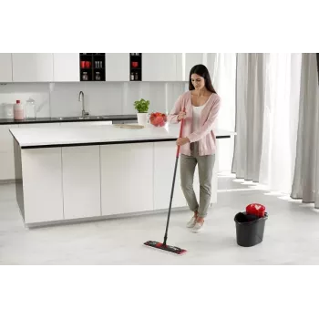VILEDA Wischmopp Ultramax XL Box — waschbarer Mikrofaser-360°-Drehkopf, faltbar, für Hartböden