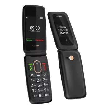 Gigaset GL795 7,11 cm (2,8 inch) 142 g 48 MB Schwarz Seniorenhandy