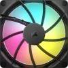 Lüfter Corsair RS140 ARGB 14 cm Schwarz 330-1700 RPM