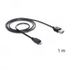 USB-Kabel DeLOCK EASY-USB 2.0-A USB 2.0 micro-B 1m