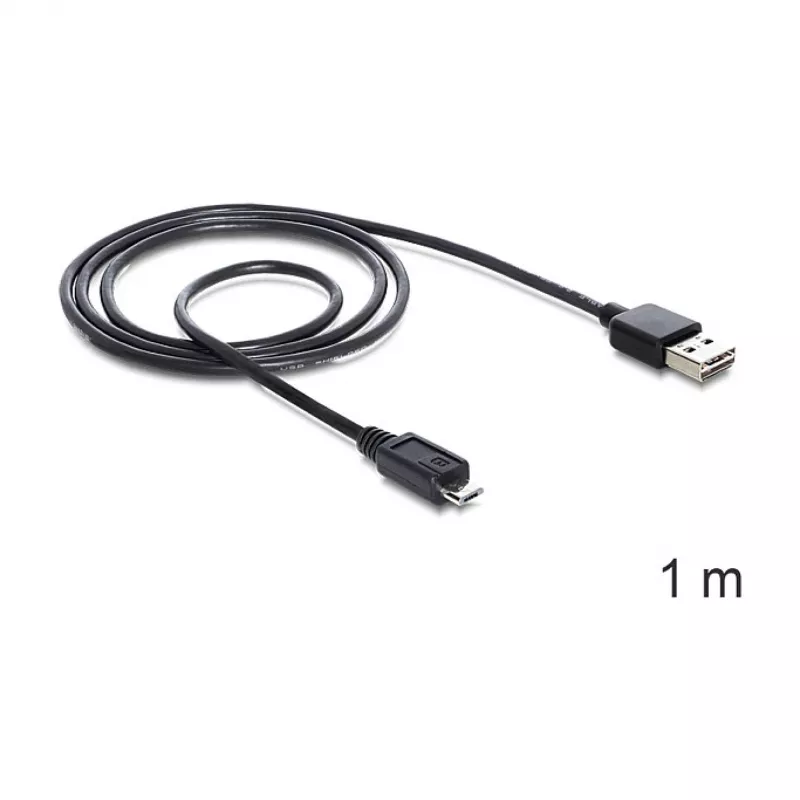 USB-Kabel DeLOCK EASY-USB 2.0-A USB 2.0 micro-B 1m