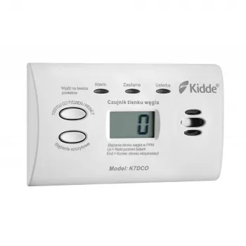 Kohlenmonoxidmelder Kidde K7DCO mit Display Weiß