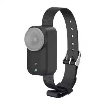 Silikonband / Haustierhalsband Puluz für DJI Osmo Nano (Schwarz)
