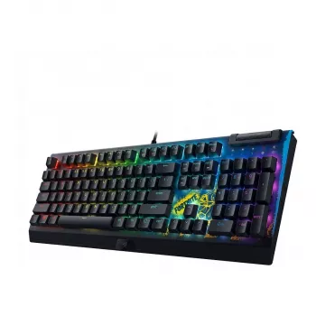 Razer SchwarzWidow V4 X Gelb Switch - Fortnite Ed. - deutsches Layout - Tastatur - QWERTZ