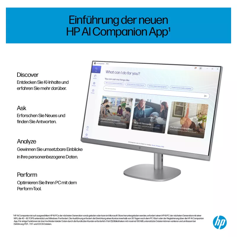 HP OmniStudio X All-in-One 27-cs0077ng (Silber, Windows 11 Home 64-Bit)