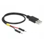 USB-Kabel DeLOCK 85402 0,3 m USB A Schwarz