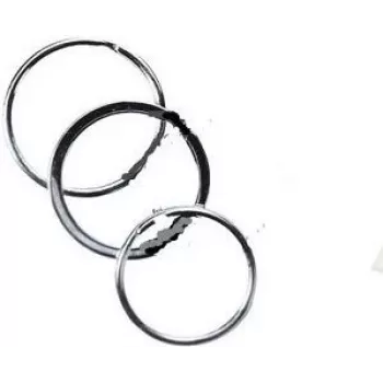 Schlüsselanhänger Wedo 2623025 Silber 100 Stück
