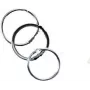 Schlüsselanhänger Wedo 2623025 Silber 100 Stück