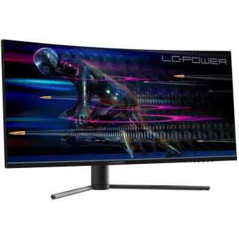 LC-Power LC-M34-UWQHD-165-C Computerbildschirm 86,4 cm (34) 3440 x 1440 Pixel UltraWide Quad HD Schwarz - Rot (LC-M34-UWQHD-165-C)