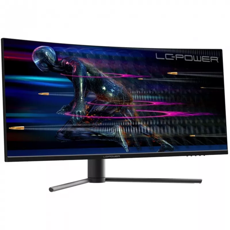 LC-Power LC-M34-UWQHD-165-C Computerbildschirm 86,4 cm (34) 3440 x 1440 Pixel UltraWide Quad HD Schwarz - Rot (LC-M34-UWQHD-165-C)