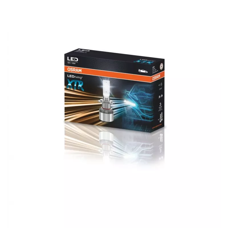 LED-Scheinwerferlampen Ledvance LEDriving XTR H7 64210DWXTR, Paar (2 Stk.)
