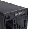 PC-Gehäuse Lian Li A3-mATX Micro Tower — Micro-ITX/Micro-ATX, Wood & Schwarz, unterstützt ATX/SFX/SFX-L-Netzteile