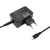 Mobiles Ladegerät QOLTEC 51024 – Universelles AC-Indoor-Ladegerät, 65 W PD, 20 V/3,25 A, 1,2 m Kabel, Schwarz