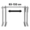 Manuell höhenverstellbarer Schreibtisch MACLEAN MC-790NG — max. Belastung 60 kg, max. Höhe 120 cm