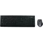 MediaRange MROS104 - Tastatur-Maus-Set - Kabellos - QWERTY - GB - Grau, Schwarz (MROS104UK)