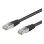 Wentronic Goobay CAT 5e Patchkabel, F/UTP, Schwarz, 20 m – CCA Kupfer-Mix (68659)