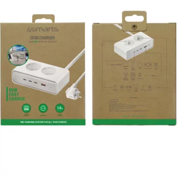 Ladegerät 4smarts 540065 Universal AC Schnellladegerät 4 Ports