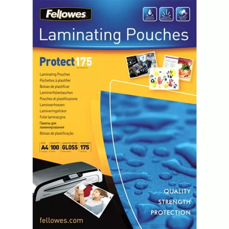 LAMINIERFOLIEN GLÄNZEND/A4 175 100ST 5308703 FELLOWES