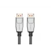 DisplayPort-Kabel LANBERG CA-DPDP-20CU-0010-BK — DisplayPort auf DisplayPort, 1 m, Schwarz/Silber
