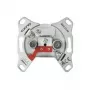 Koaxial-Antennensteckdose Axing BSD02100 Grau
