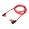 USB-Kabel NATEC NKA-1201 USB 2.0 1 m USB A USB C Schwarz Rot