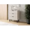 SCANDI 3S schlank Kommode, Kaschmirfarbe
