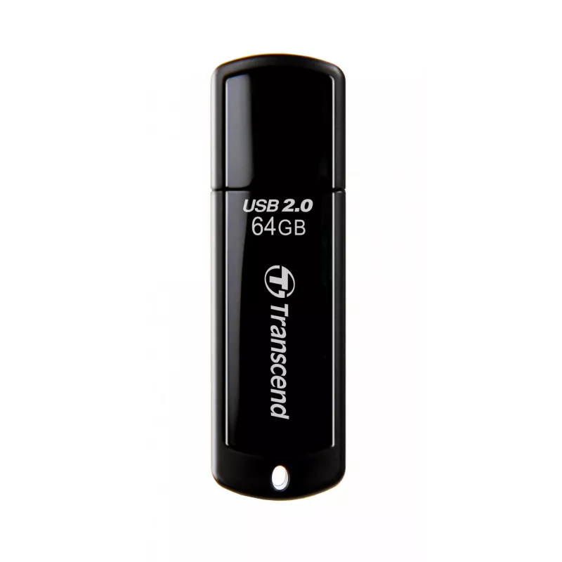 USB Flash Drive Transcend JetFlash 350 64GB, USB 2.0, Schwarz