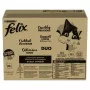 Nassfutter für Katzen Purina Nestlé Felix Fantastic Duo Mix Countryside 120 x 85 g Beutel, adult, 11,5 % Protein, 82 % Feuchtigkeit