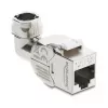 RJ45 Keystone-Modul Buchse Cat.6A werkzeugfrei 90° DELOCK 90800