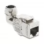RJ45 Keystone-Modul Buchse Cat.6A werkzeugfrei 90° DELOCK 90800