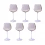 Set mit 6 Trinkgläsern Rose&Tulipani U20177611N24-Z, je 460 ml Fassungsvermögen