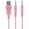 Deltaco GAM-030-P Kopfhörer und Headset kabelgebunden Headband Gaming USB Typ-A Pink (GAM-030-P)
