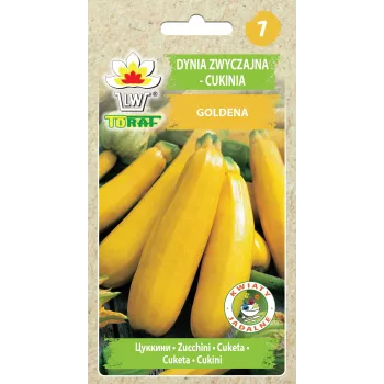 Goldene Zucchini Toraf Gemüsesamen, 5g Packung