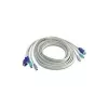 TRENDnet TK C15 - Tastatur- / Video- / Maus- (KVM-) Kabel - PS/2, 6-polig, HD-15 (M) - PS/2, 6-polig, HD-15 (M) - 4,5 m (TK-C15)