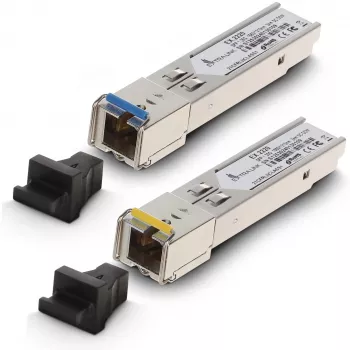SFP WDM Glasfaser-Transceiver-Paar Extralink 1,25G 1310/1550 nm Singlemode 3 km SC DOM